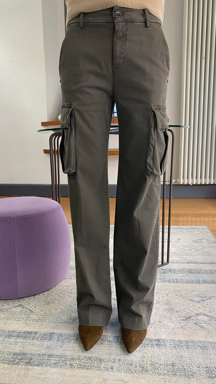 MASON'S PANTALONE CARGO PALAZZO