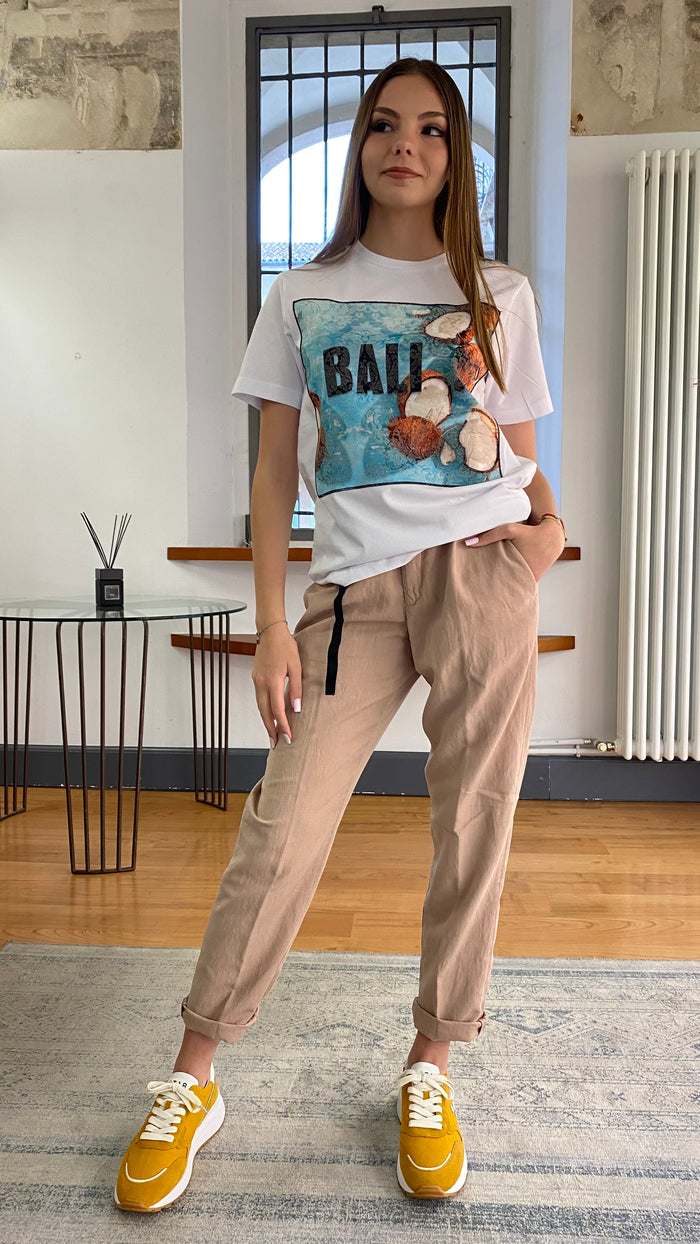 WHITE SAND PANTALONE MARILYN
