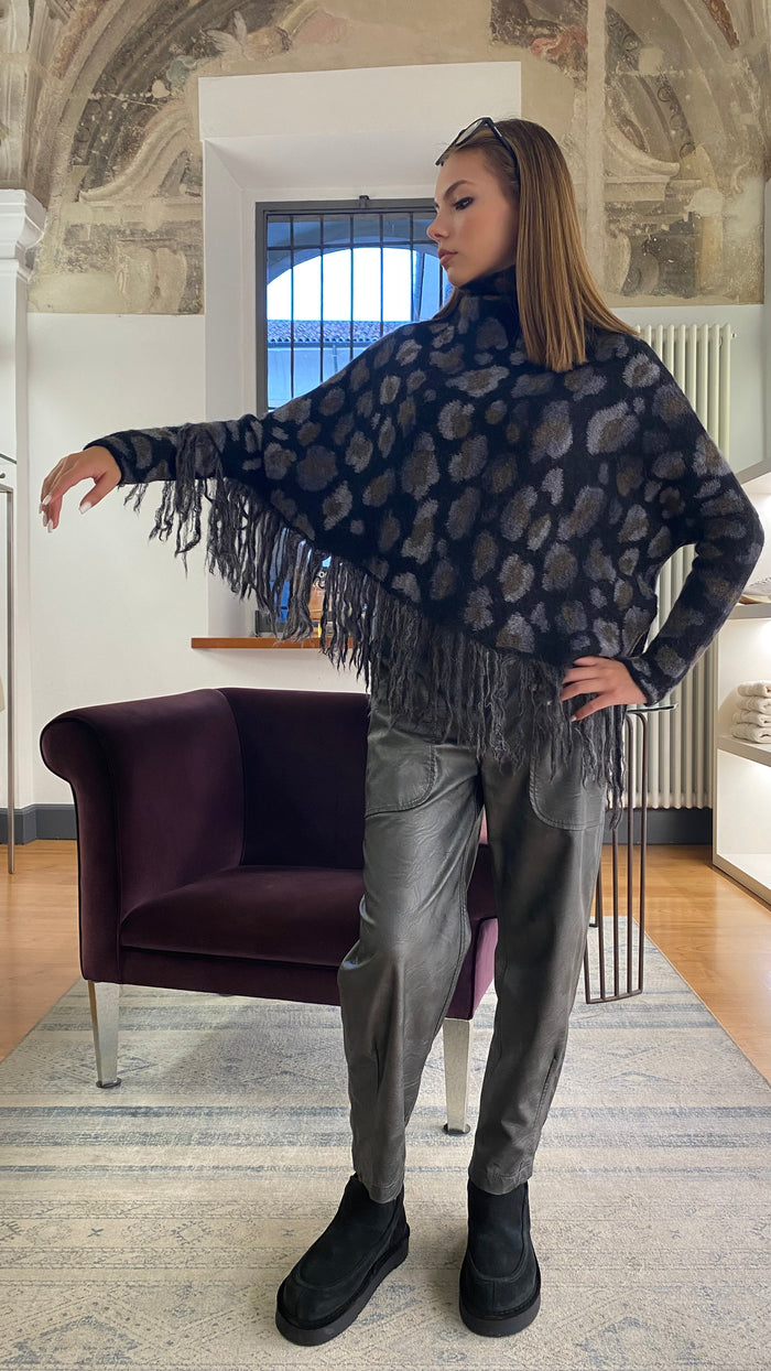 ALESSIA SANTI MAGLIA PONCHO