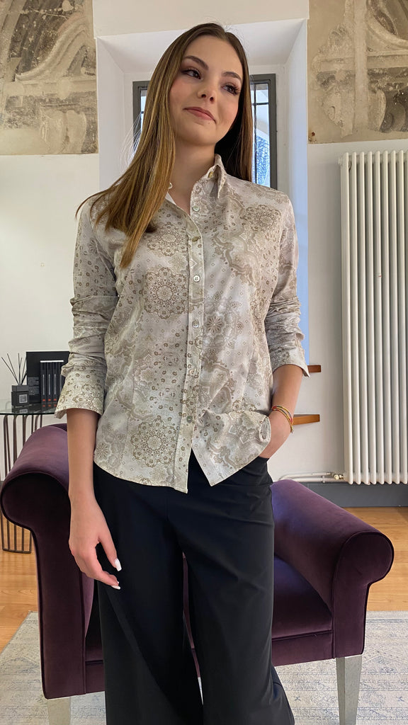 RRD CAMICIA SLIM FANTASIA