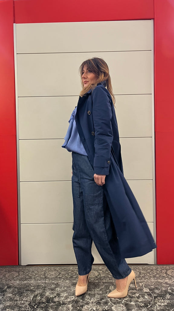 ALESSIA SANTI TRENCH DOPPIO PETTO