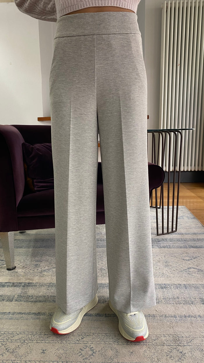 ADELE PANTALONE PALAZZO MICRO VICHY